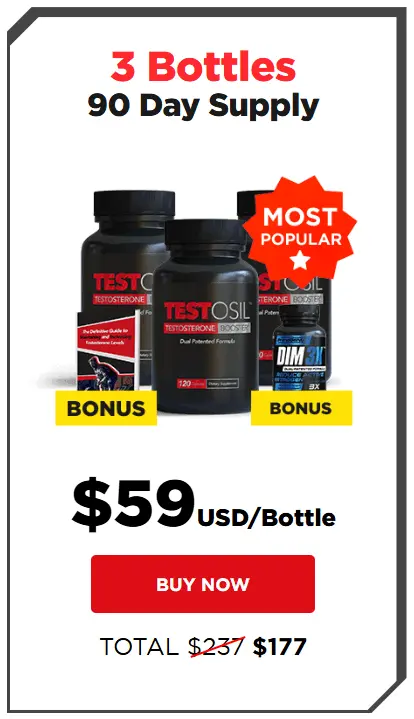 testosil 3 bottles price